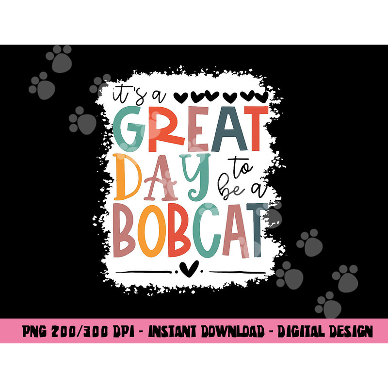 Bobcats School Sports Fan Team Spirit Mascot Gift Bleached png, sublimation copy.jpg