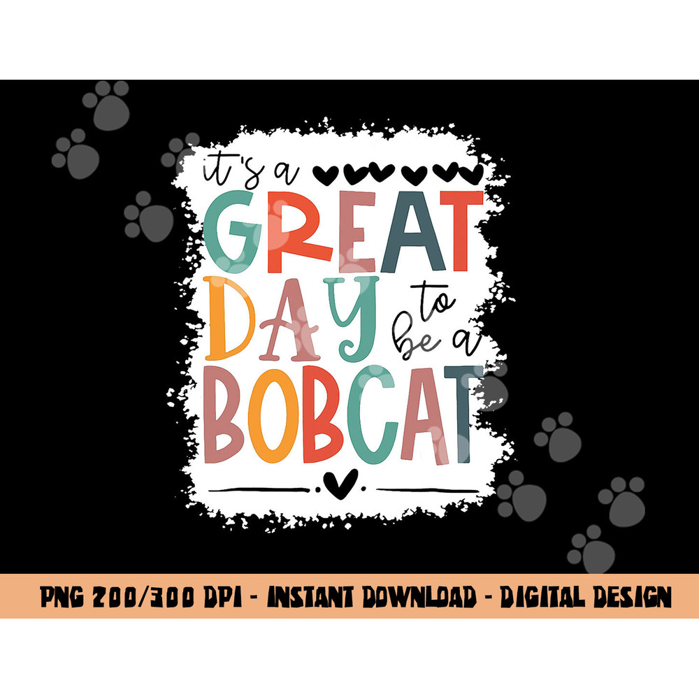 Bobcats School Sports Fan Team Spirit Mascot Gift Bleached png, sublimation copy.jpg