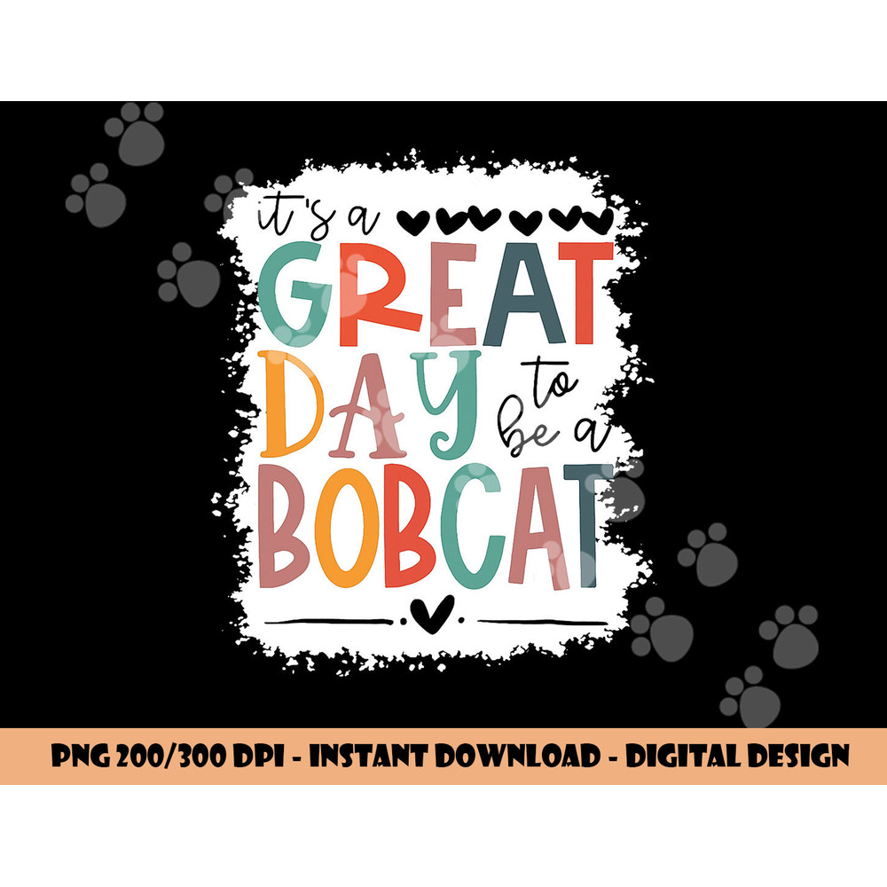 Bobcats School Sports Fan Team Spirit Mascot Gift Bleached  png, sublimation copy.jpg