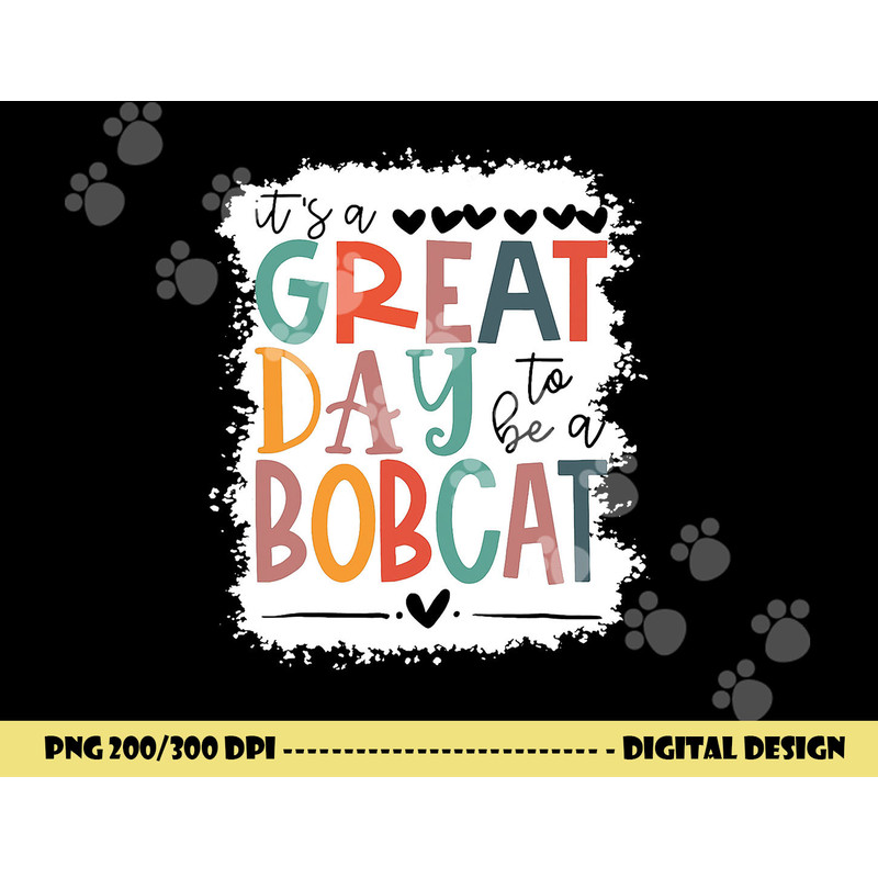 Bobcats School Sports Fan Team Spirit Mascot Gift Bleached png, sublimation copy.jpg