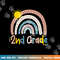 Boho Rainbow Teacher 2nd Grade  png, sublimation copy.jpg