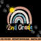 Boho Rainbow Teacher 2nd Grade  png, sublimation copy.jpg