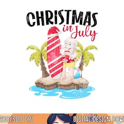 christmas in july funny santa summer vacation graphic png,sublimation copy