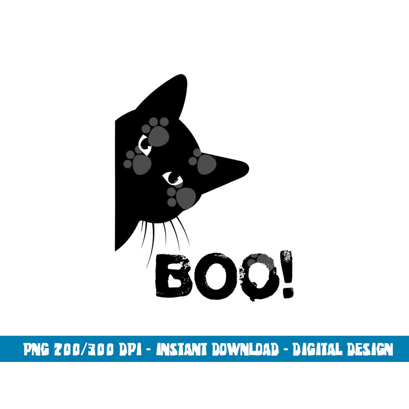 Boo   Funny Hiding Peekaboo Scary Halloween Cat  png,sublimation copy.jpg