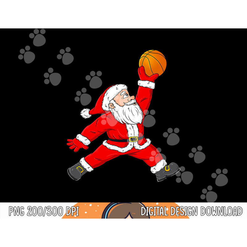 Christmas Santa Claus Basketball Funny Boys Kids Pajama Xmas png,sublimation copy.jpg