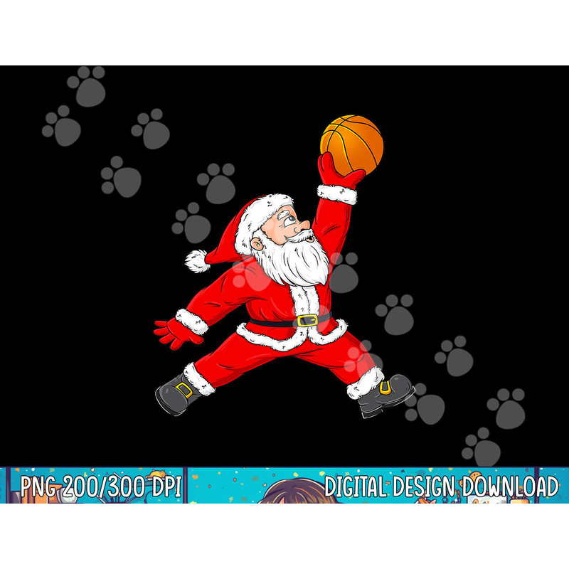 Christmas Santa Claus Basketball Funny Boys Kids Pajama Xmas png,sublimation copy.jpg