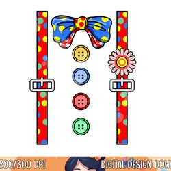 clown costume halloween png, sublimation copy