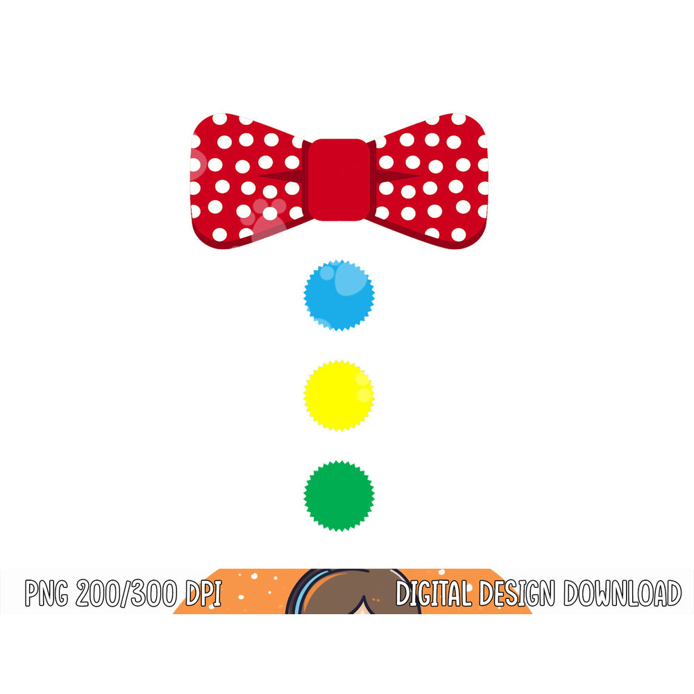 Clown Tie Costume Circus png, sublimation Rainbow Halloween Carnival png, sublimation copy.jpg