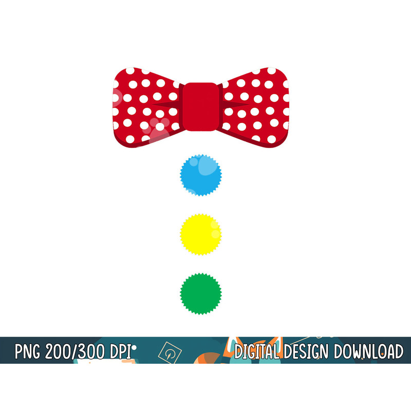 Clown Tie Costume Circus png, sublimation Rainbow Halloween Carnival png, sublimation copy.jpg