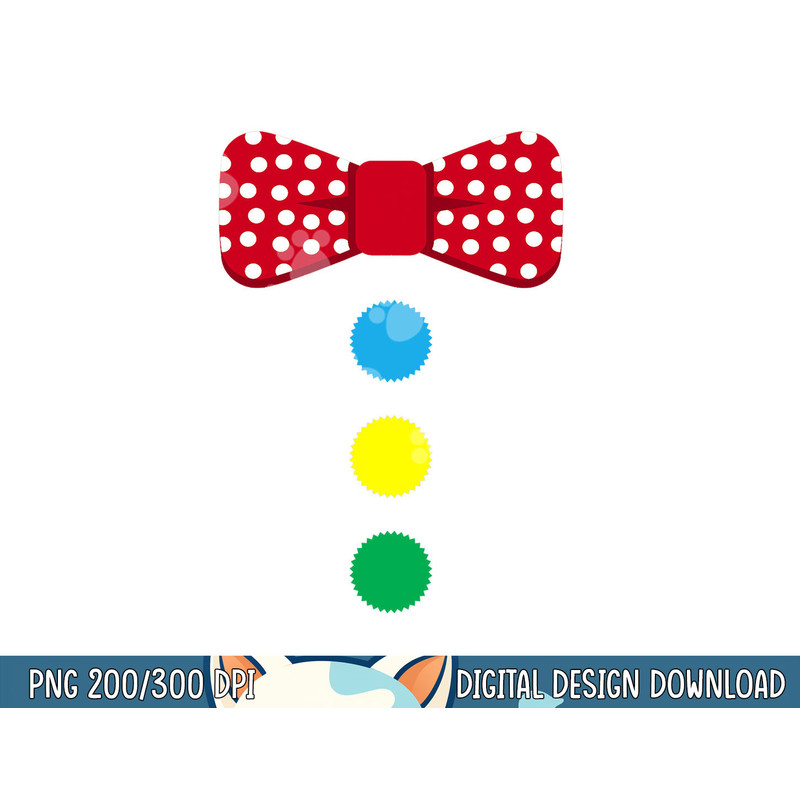 Clown Tie Costume Circus png, sublimation Rainbow Halloween Carnival png, sublimation copy.jpg