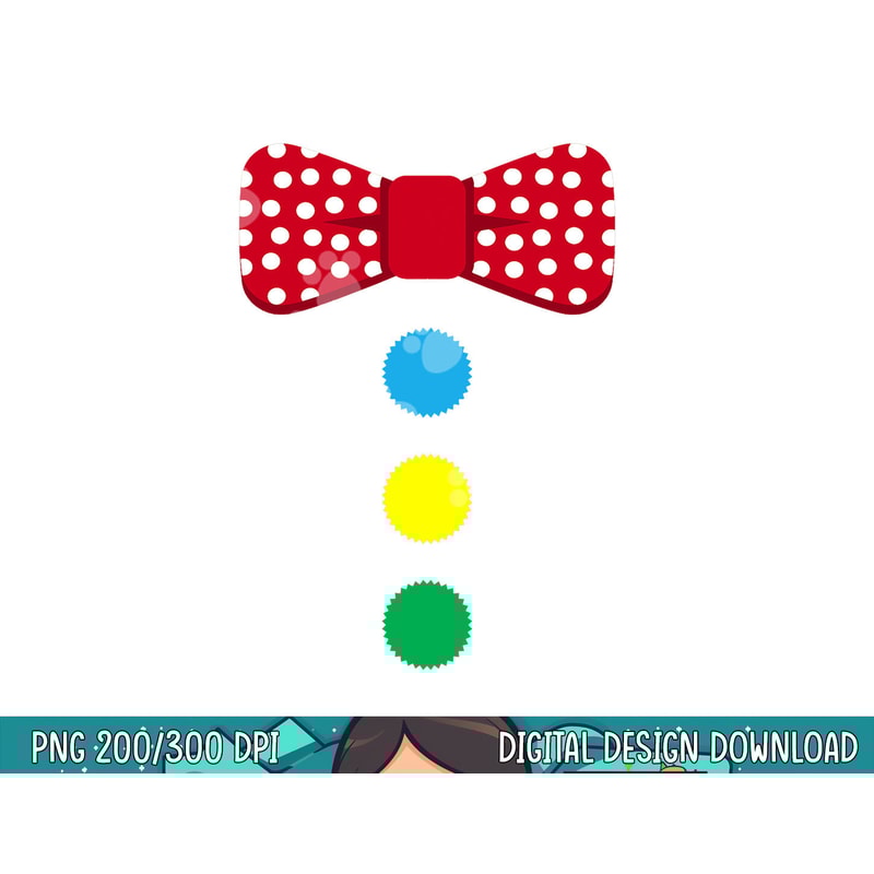 Clown Tie Costume Circus png, sublimation Rainbow Halloween Carnival png, sublimation copy.jpg