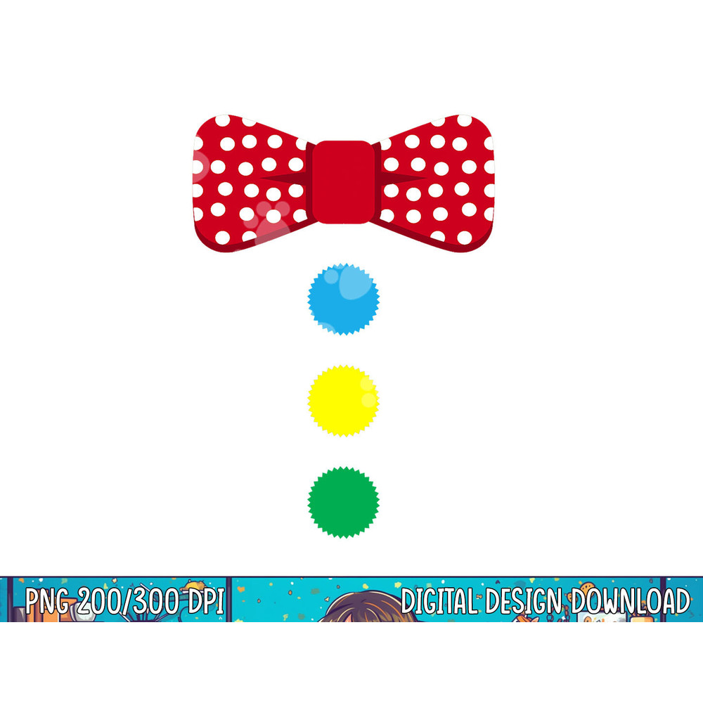 Clown Tie Costume Circus png, sublimation Rainbow Halloween Carnival png, sublimation copy.jpg