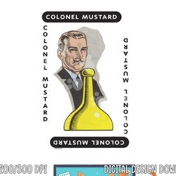clue colonel mustard playing card halloween costume png, sublimation copy