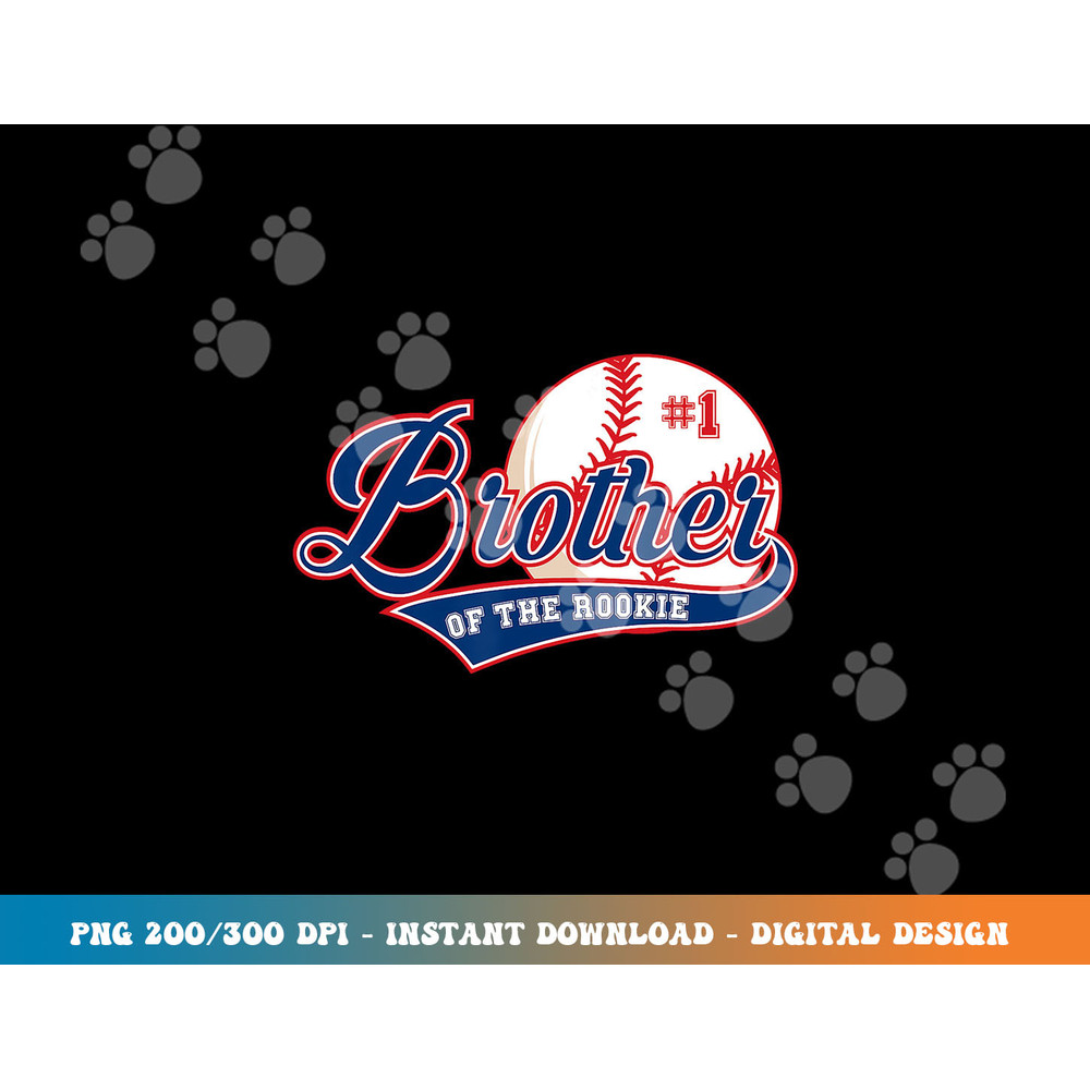 Brother of Rookie 1st Birthday Baseball Theme Matching Party png, sublimation copy.jpg
