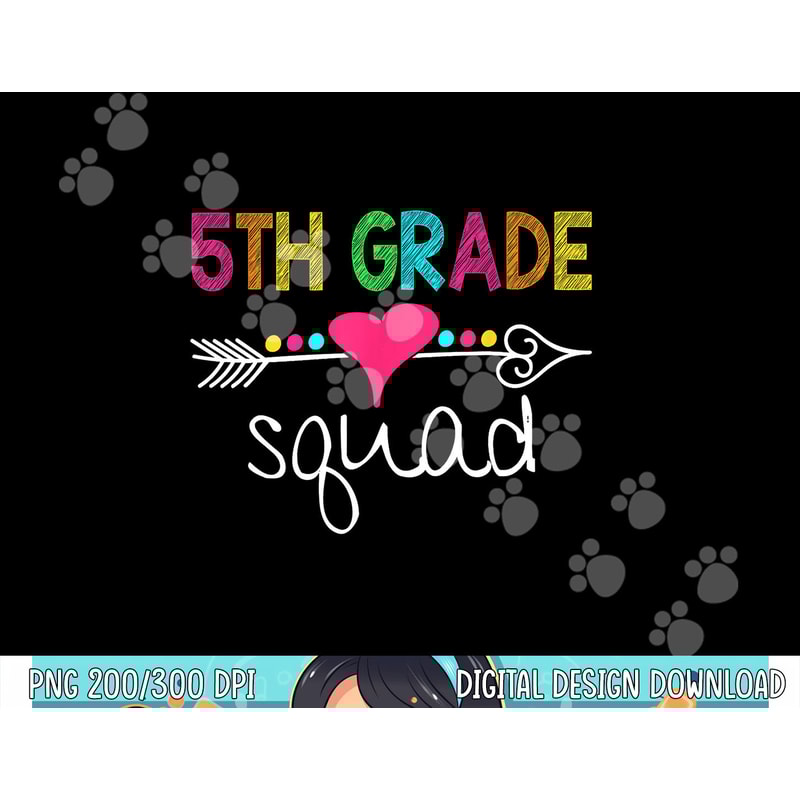 5th Grade Squad Fifth Teacher Student Team Back To School png, sublimation copy.jpg