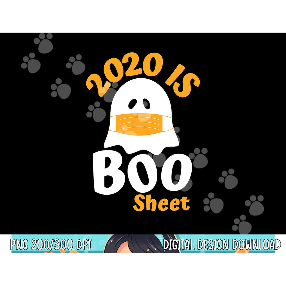 2020 Boo Sheet Shirt for Women Men - Ghost in Mask Halloween png, sublimation copy.jpg