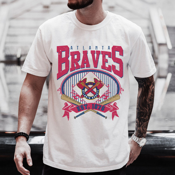 Retro Atlanta Brave T-shirt, Braves EST 1876 Shirt, Atlanta - Inspire Uplift