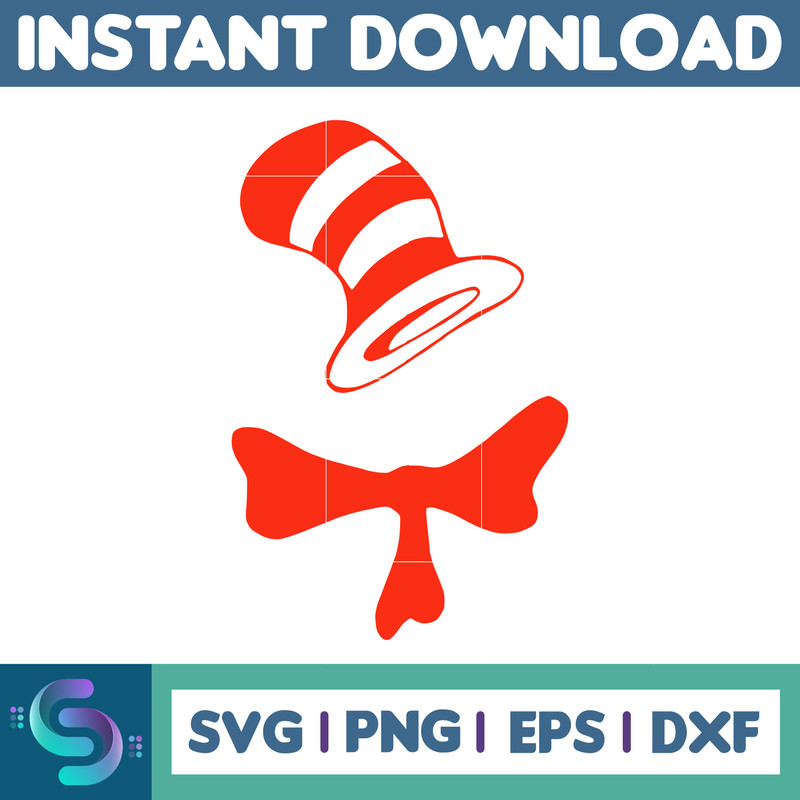 Dr.Suess Svg, Dxf, Png, Dr.Suess book Png, Dr. Suess Png, Sublimation, Cat in the Hat cricut, Instant Download (1).jpg