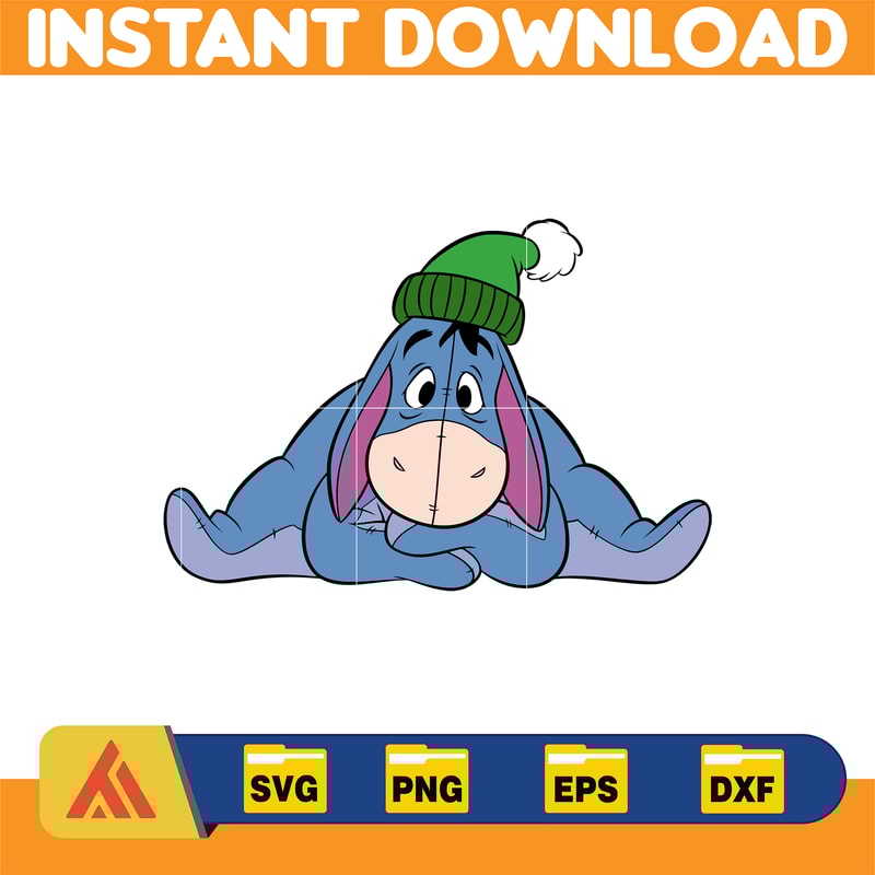 Winnie Pooh Christmas Svg, Christmas Svg, Christmas Pooh svg, Winnie The Pooh Christmas cricut (10).jpg