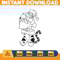 winnie pooh christmas svg, christmas svg, christmas pooh svg, winnie the pooh christmas cricut (23)