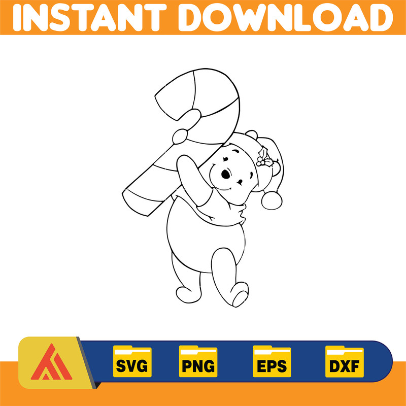 Winnie Pooh Christmas Svg, Christmas Svg, Christmas Pooh svg, Winnie The Pooh Christmas cricut (29).jpg