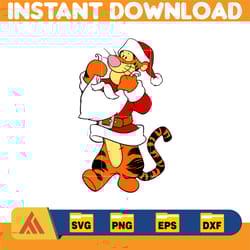 winnie pooh christmas svg, christmas svg, christmas pooh svg, winnie the pooh christmas cricut (3)