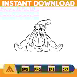 winnie pooh christmas svg, christmas svg, christmas pooh svg, winnie the pooh christmas cricut (30)