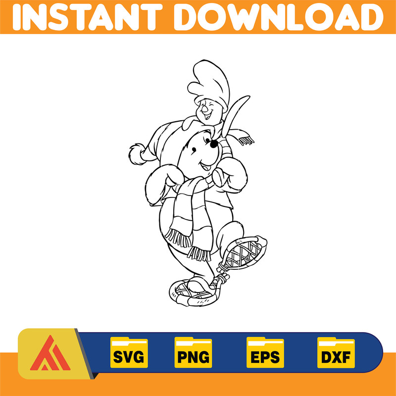 Winnie Pooh Christmas Svg, Christmas Svg, Christmas Pooh svg, Winnie The Pooh Christmas cricut (34).jpg