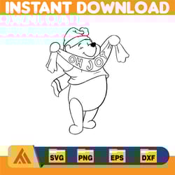 winnie pooh christmas svg, christmas svg, christmas pooh svg, winnie the pooh christmas cricut (39)