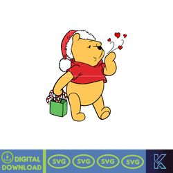 winnie pooh christmas svg, christmas svg, christmas pooh svg, winnie the pooh christmas cricut (7)