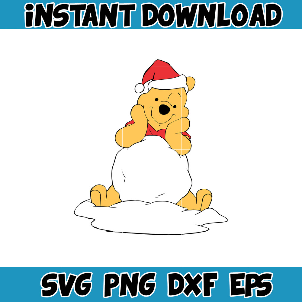 Winnie Pooh Christmas Svg, Christmas Svg, Christmas Pooh svg, Winnie The Pooh Christmas cricut (13).jpg