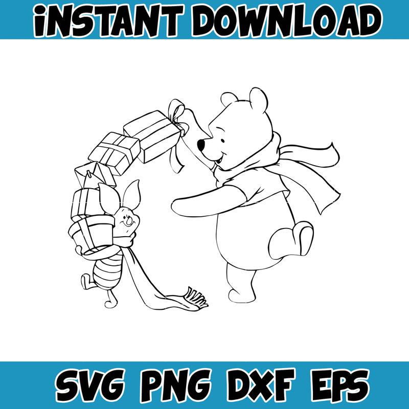 Winnie Pooh Christmas Svg, Christmas Svg, Christmas Pooh svg, Winnie The Pooh Christmas cricut (24).jpg