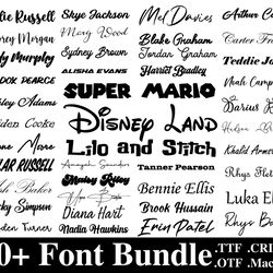 fonts bundle, cricut, canva font, script font, calligraphy fonts, digital fonts, procreate fonts, crafting, svg font, in
