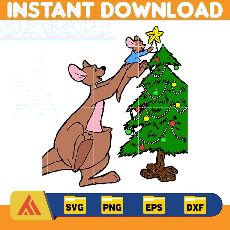 Winnie Pooh Christmas Svg, Christmas Svg, Christmas Pooh svg, Winnie The Pooh Christmas cricut (1).jpg