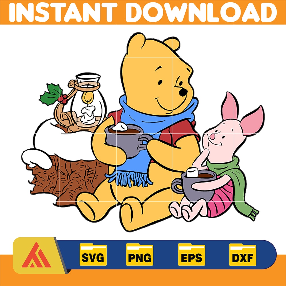 Winnie Pooh Christmas Svg, Christmas Svg, Christmas Pooh svg, Winnie The Pooh Christmas cricut (16).jpg