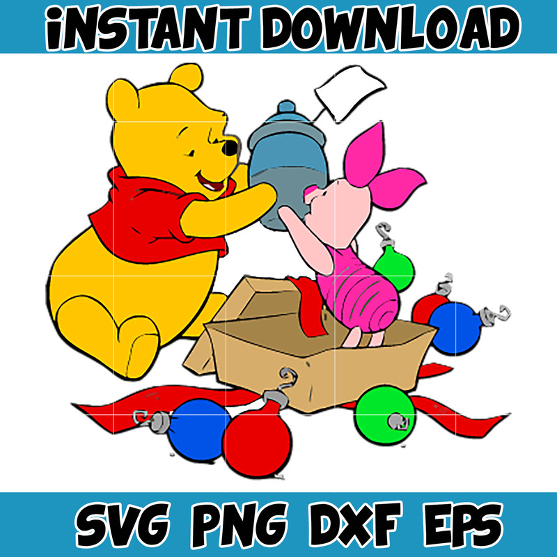 Winnie Pooh Christmas Svg, Christmas Svg, Christmas Pooh svg, Winnie The Pooh Christmas cricut (39).jpg