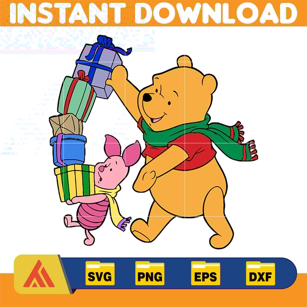 Winnie Pooh Christmas Svg, Christmas Svg, Christmas Pooh svg, Winnie The Pooh Christmas cricut (43).jpg
