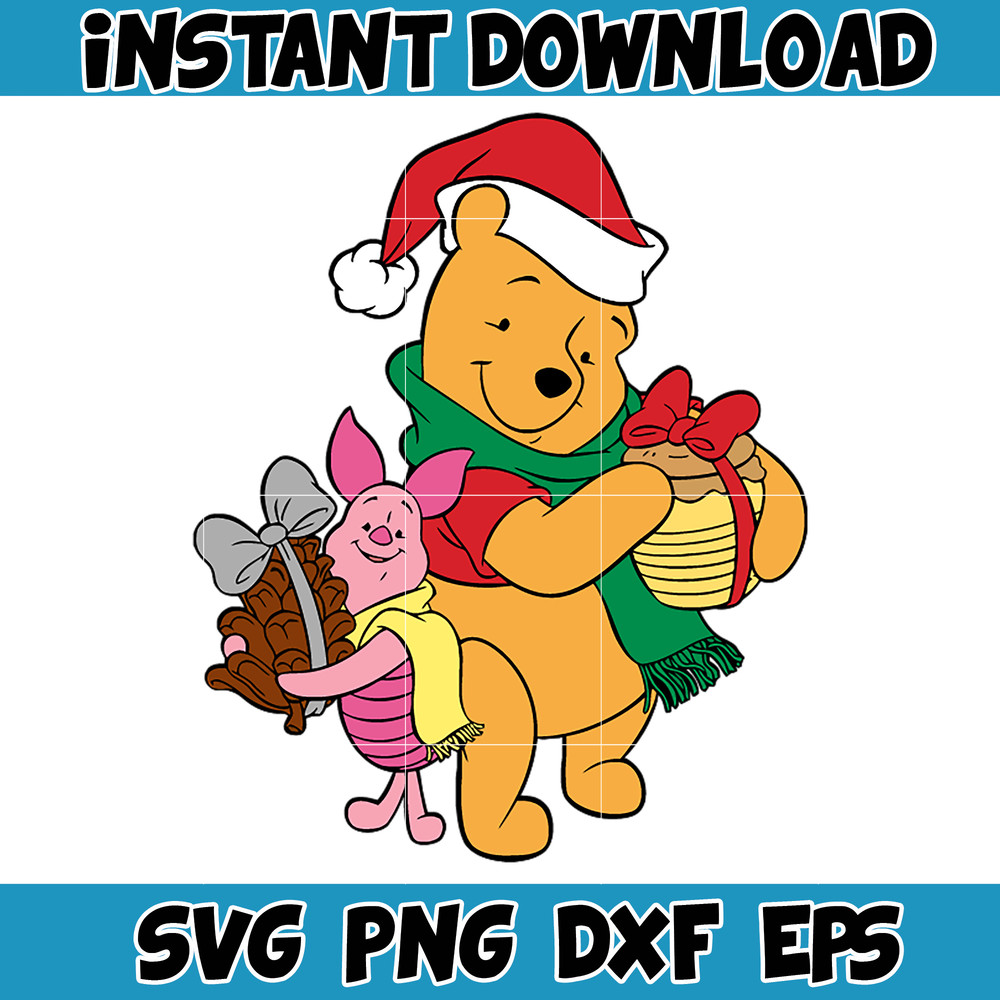 Winnie Pooh Christmas Svg, Christmas Svg, Christmas Pooh svg, Winnie The Pooh Christmas cricut (46).jpg
