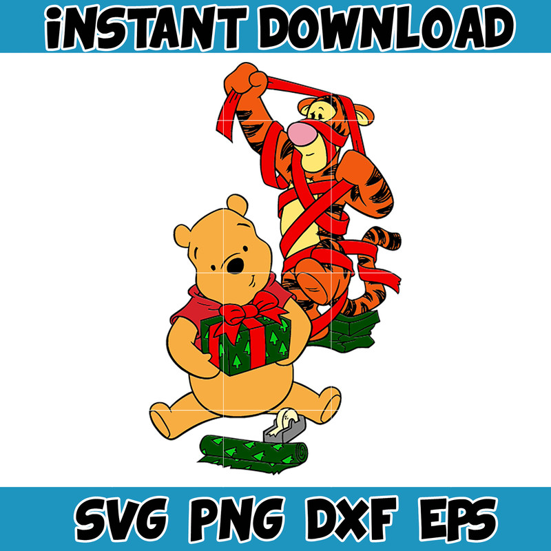 Winnie Pooh Christmas Svg, Christmas Svg, Christmas Pooh svg, Winnie The Pooh Christmas cricut (47).jpg