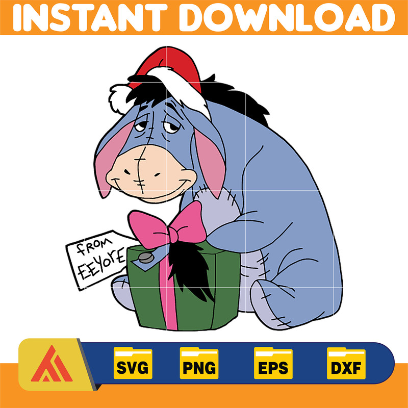 Winnie Pooh Christmas Svg, Christmas Svg, Christmas Pooh svg, Winnie The Pooh Christmas cricut (48).jpg