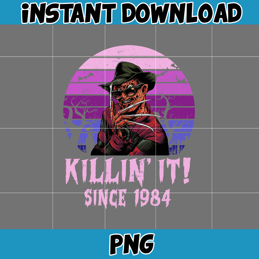 Horror Movies Characters PNG, Halloween Sublimation Designs Png, Halloween Png, Instant Download (3).jpg