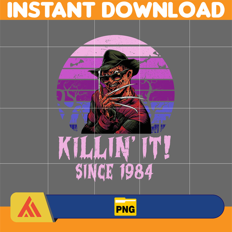 Horror Movies Characters PNG, Halloween Sublimation Designs Png, Halloween Png, Instant Download (3).jpg