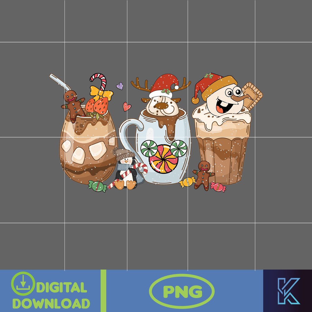 Christmas Coffee Latte Png, Christmas Coffee Png, Christmas Png, Pink Christmas Coffee Png, Printable File (12).jpg