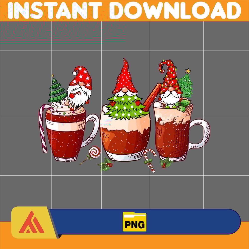 Christmas Coffee Latte Png, Christmas Coffee Png, Christmas Png, Pink Christmas Coffee Png, Printable File (15).jpg