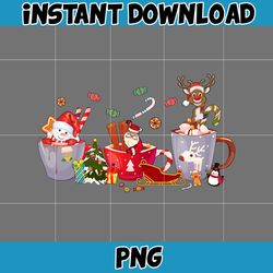 christmas coffee latte png, christmas coffee png, christmas png, pink christmas coffee png, printable file (17)