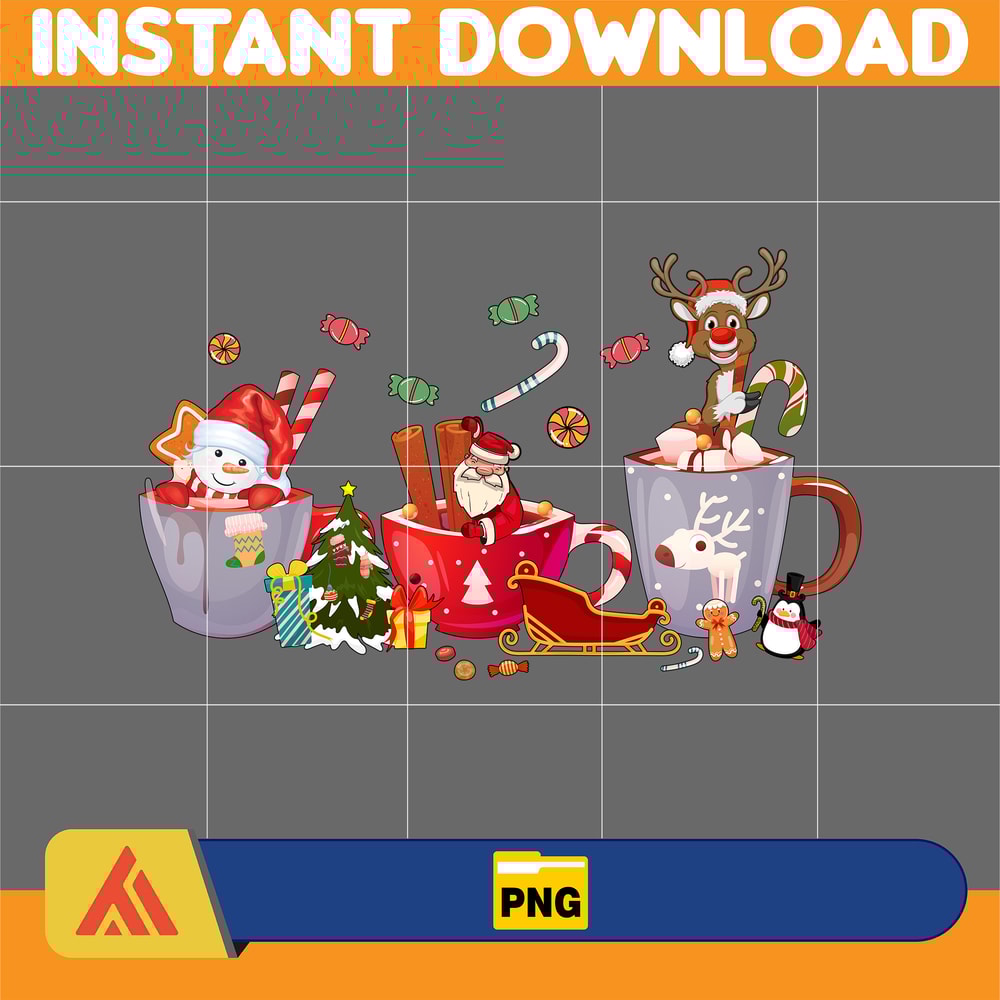 Christmas Coffee Latte Png, Christmas Coffee Png, Christmas Png, Pink Christmas Coffee Png, Printable File (17).jpg