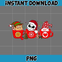 christmas coffee latte png, christmas coffee png, christmas png, pink christmas coffee png, printable file (18)