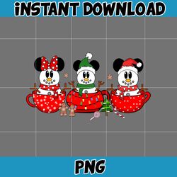 christmas coffee latte png, christmas coffee png, christmas png, pink christmas coffee png, printable file (19)