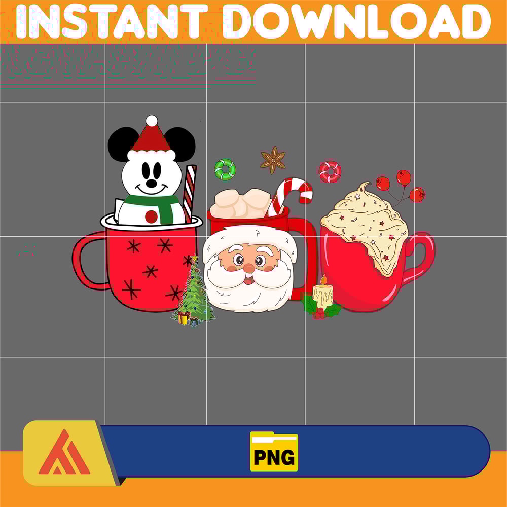 Christmas Coffee Latte Png, Christmas Coffee Png, Christmas Png, Pink Christmas Coffee Png, Printable File (22).jpg
