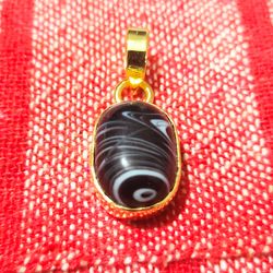black sulemani hakik pendant gemstone pendant,yellow pendant,metal brass jewelries,anniversary gift birthday